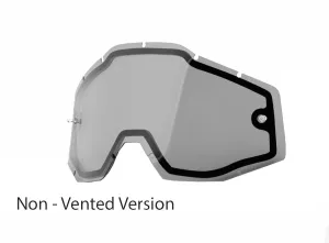 100% RaceCraft/Accuri/Strata Enduro Dual Replacement Lens - Smoke