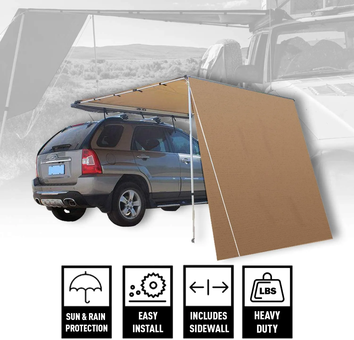 4x4 SUV Awning Poles