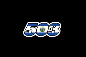 503 Area Code Decal Car Window Laptop Vinyl Sticker El Salvador Guanaco