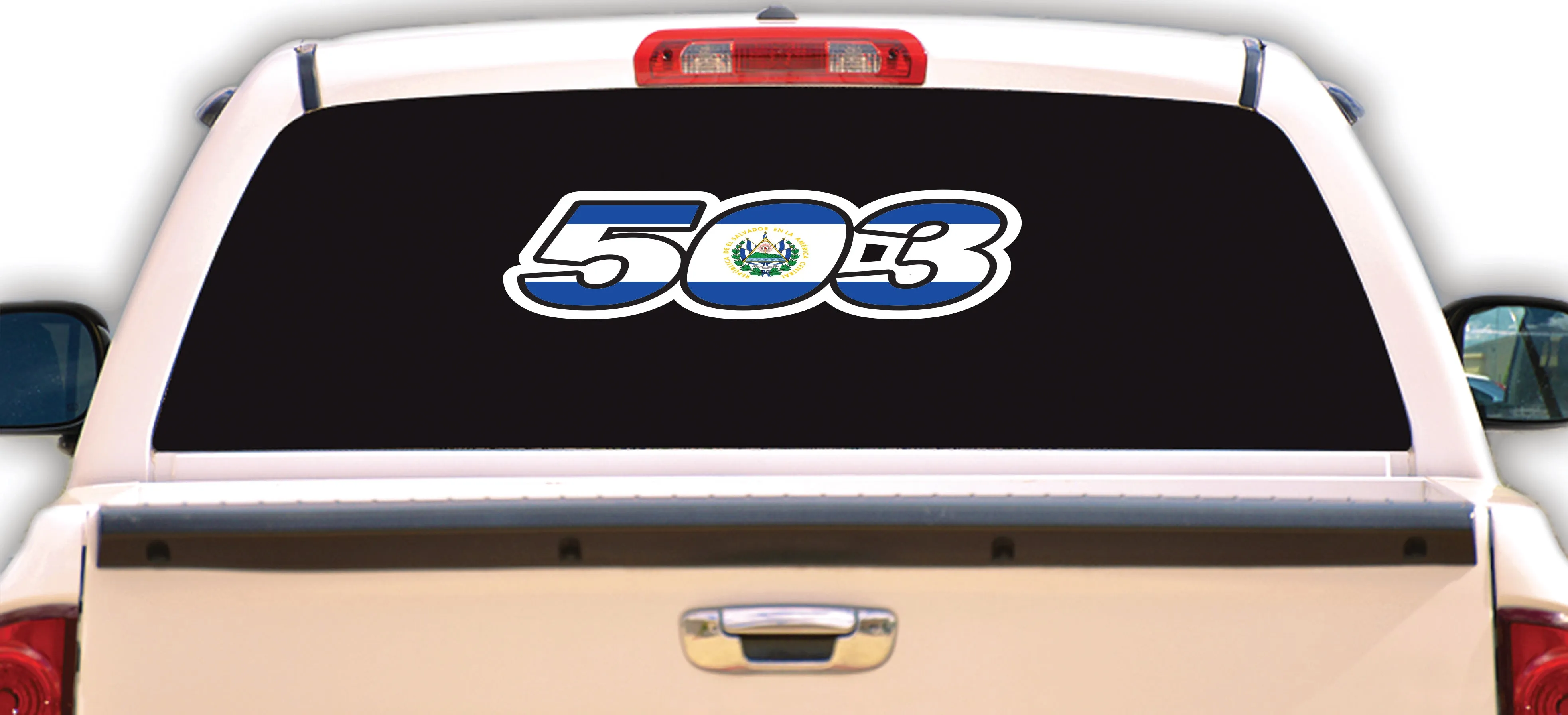503 Area Code Decal Car Window Laptop Vinyl Sticker El Salvador Guanaco