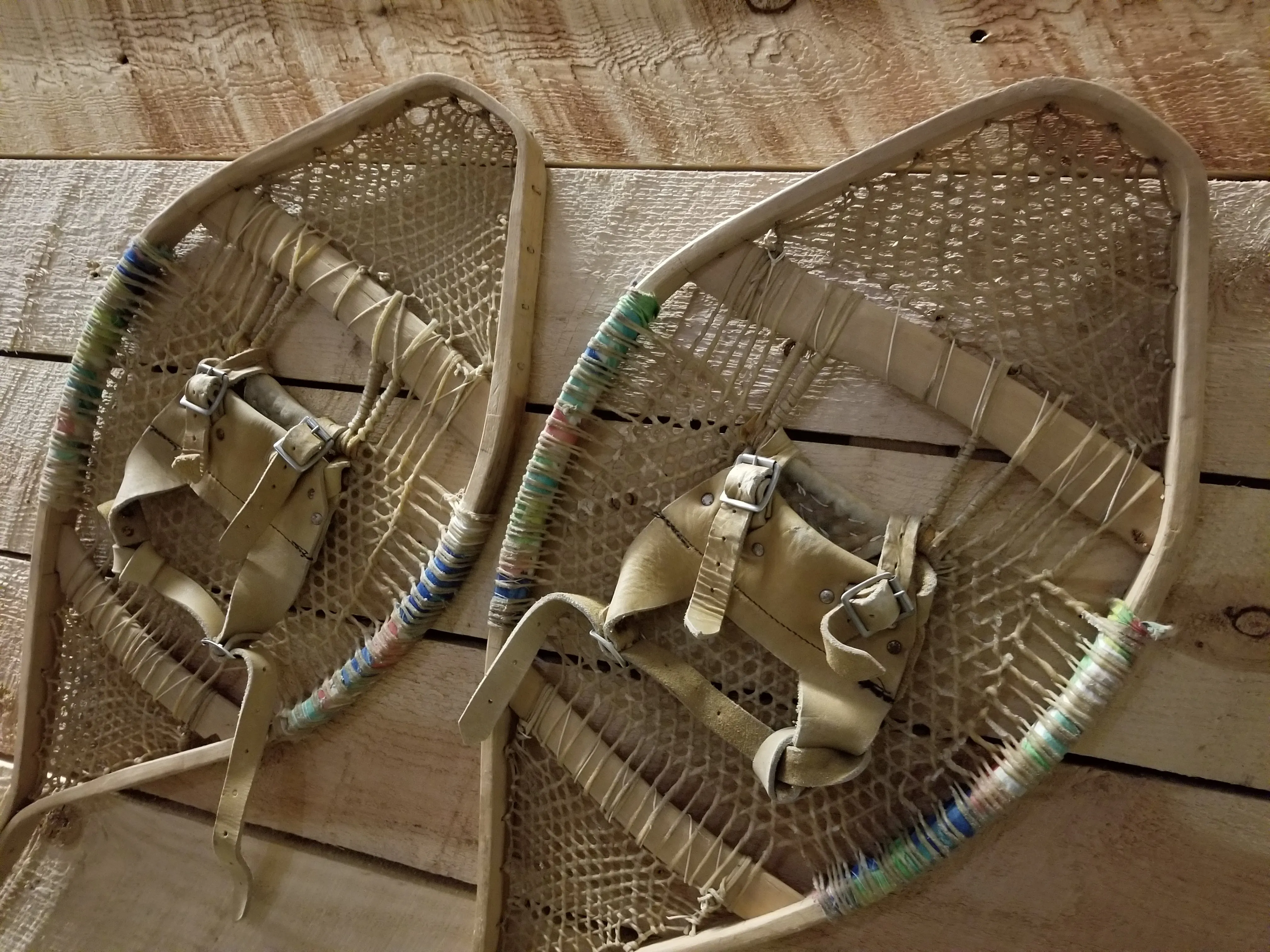 Antique Native American Indian Snowshoes