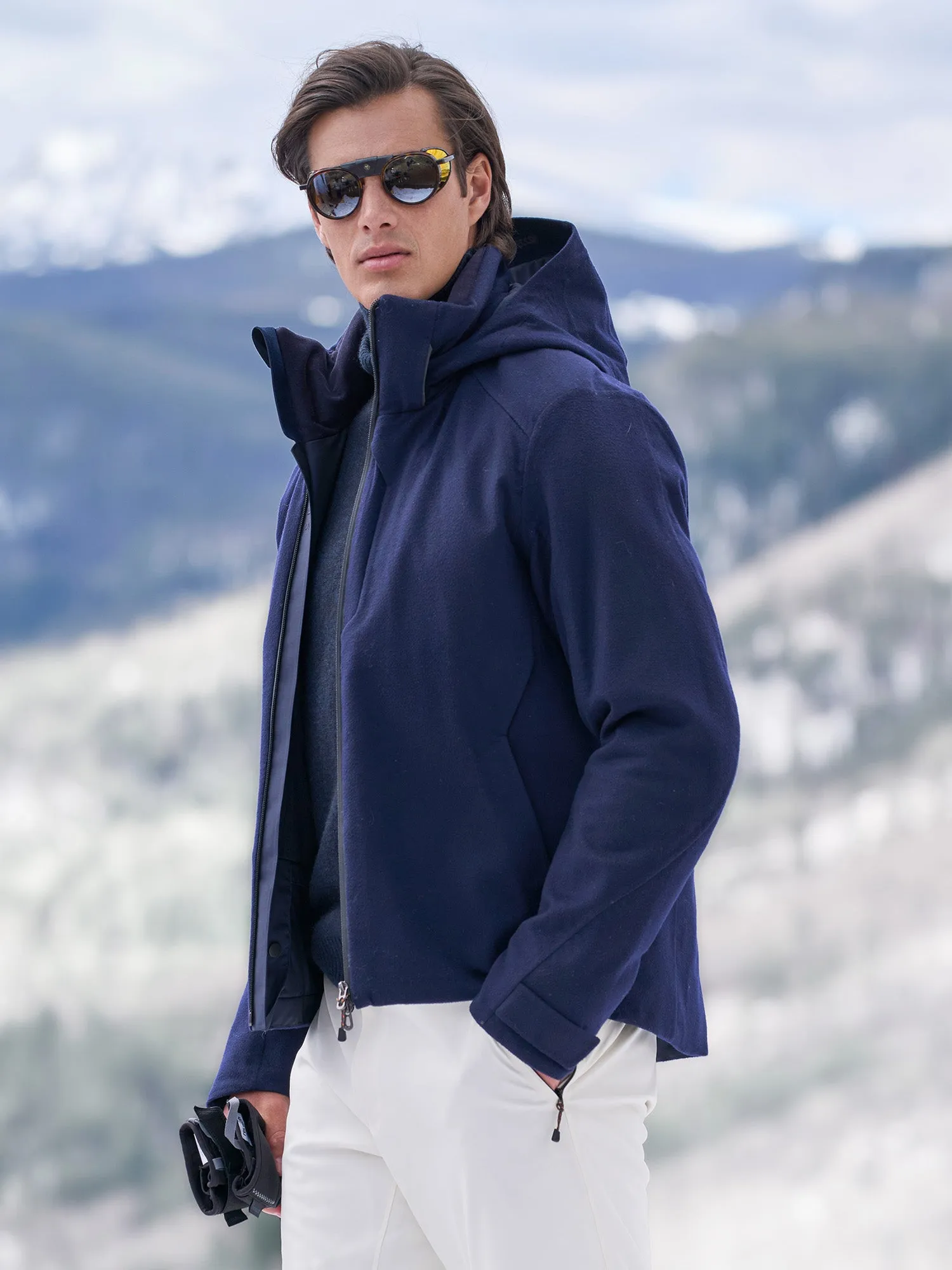 Balma Tec Luxury Cashmere Ski Jacket