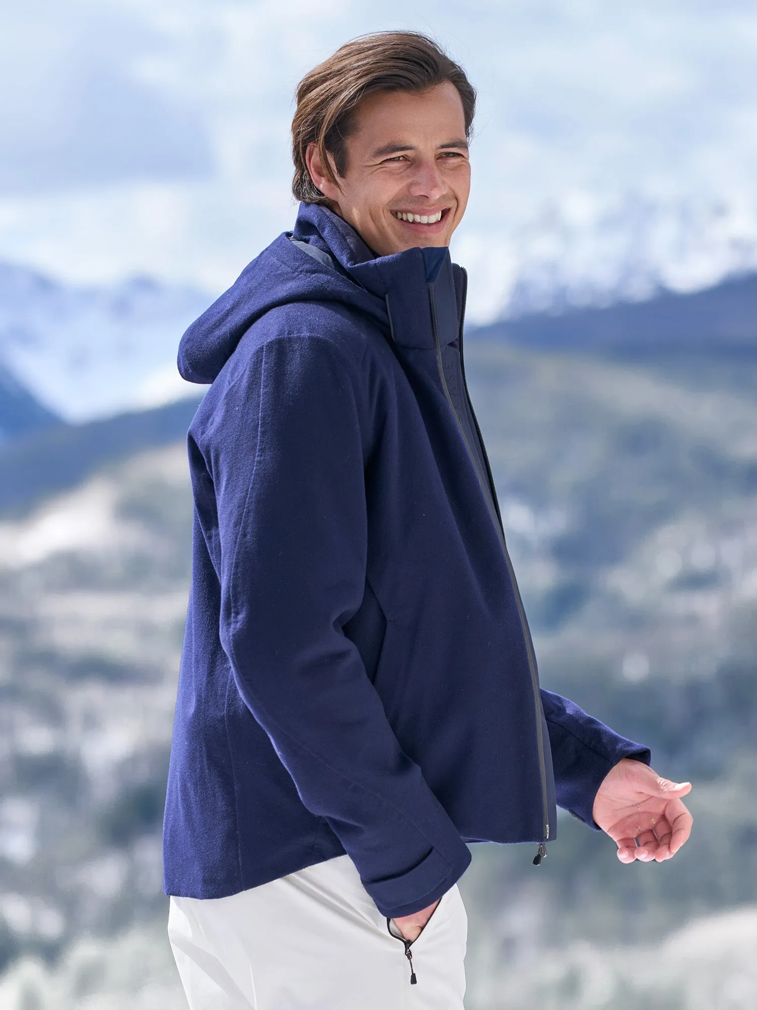Balma Tec Luxury Cashmere Ski Jacket