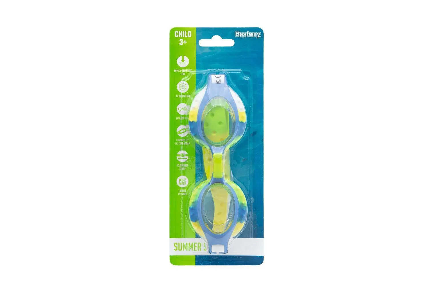 Bestway Summer Swirlâ„¢ Swim Goggles Ages 3 