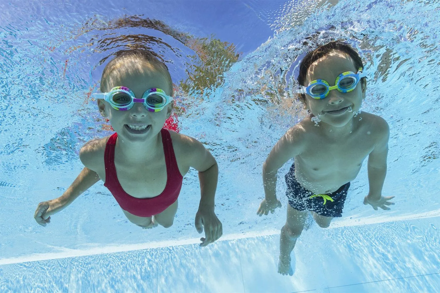 Bestway Summer Swirlâ„¢ Swim Goggles Ages 3 