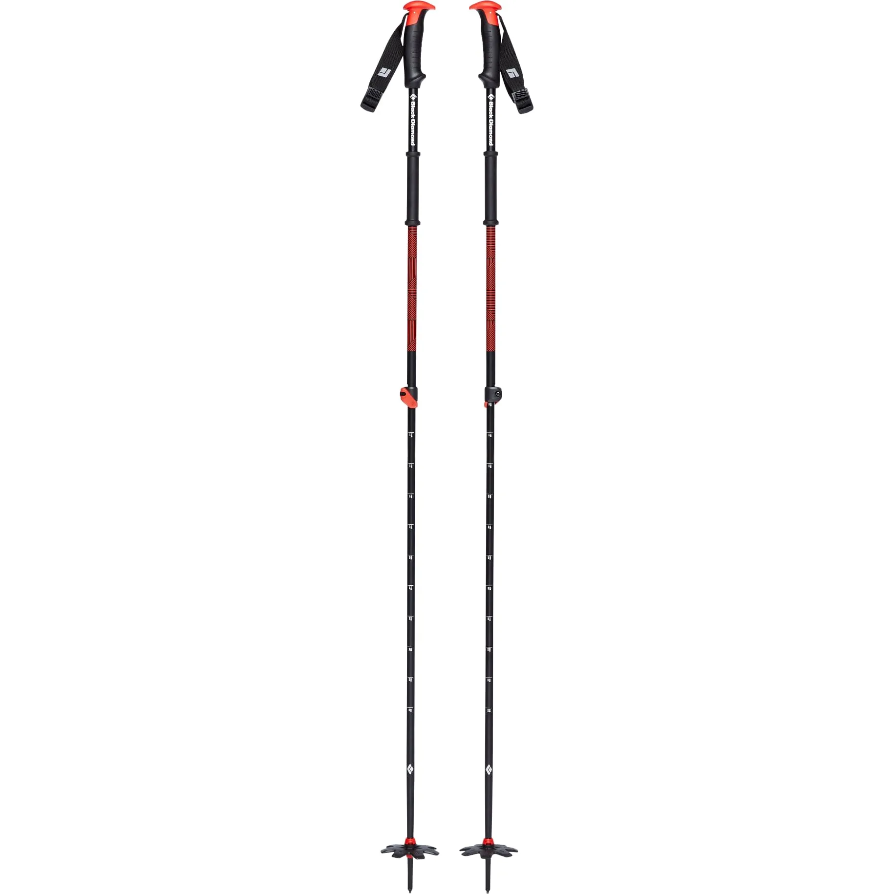 Black Diamond Traverse Ski Poles Black/Red | Buy Black Diamond Traverse Ski Poles Black/Red here | Outnorth