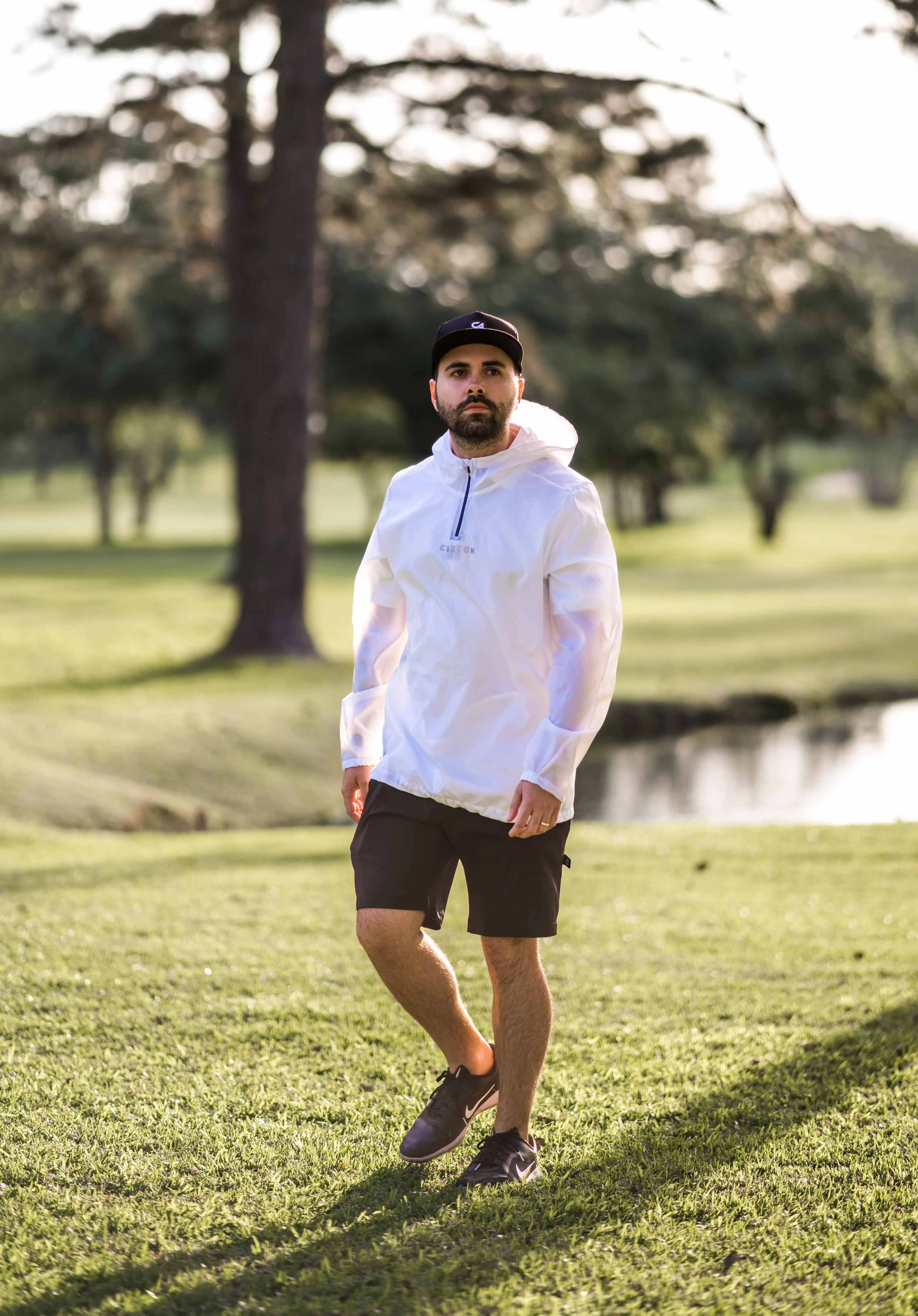 CA Waterproof Jacket | White