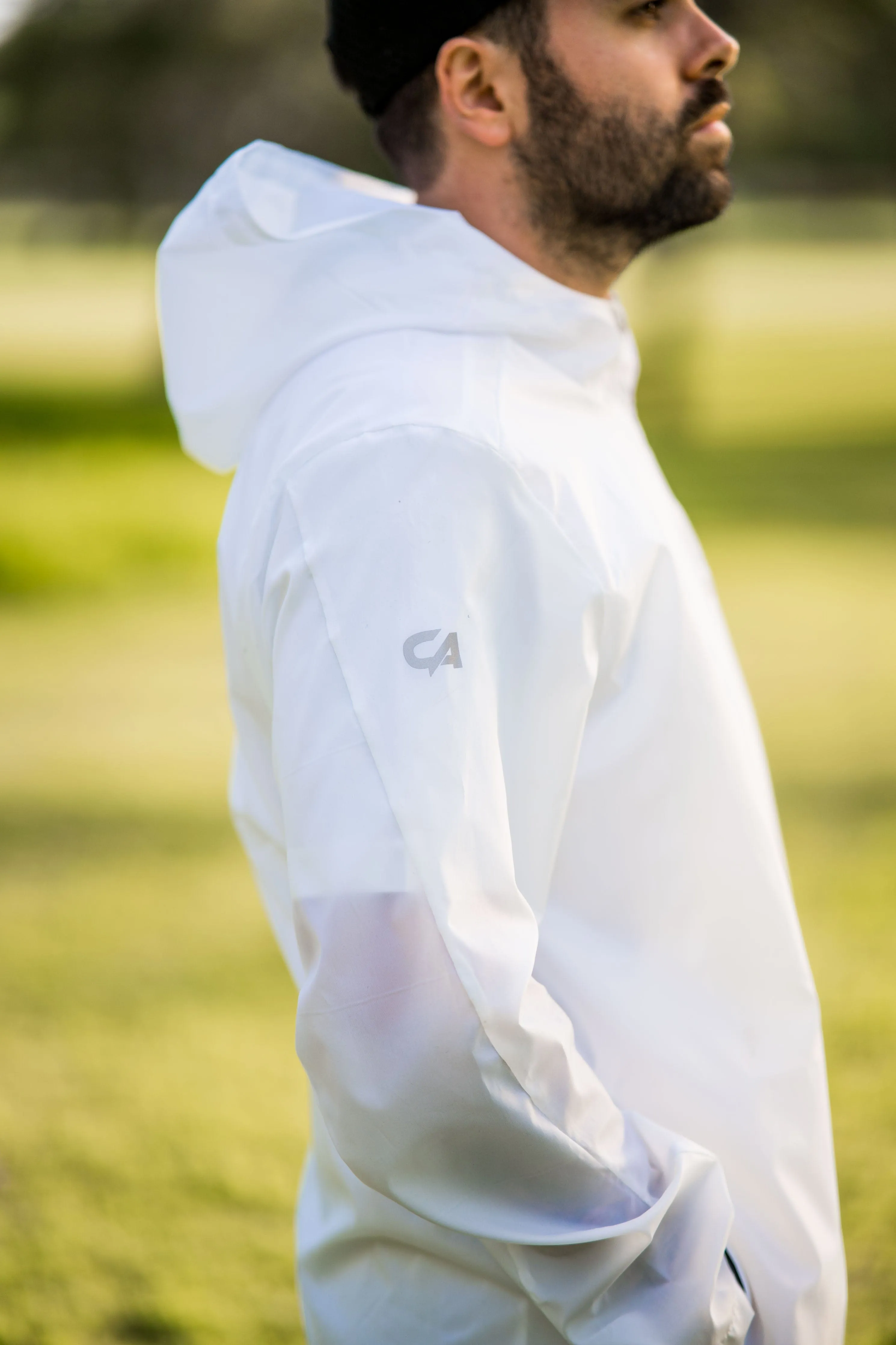 CA Waterproof Jacket | White