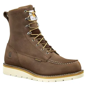 Carhartt Men's Waterproof 8" Moc Toe Wedge Boots - Brown