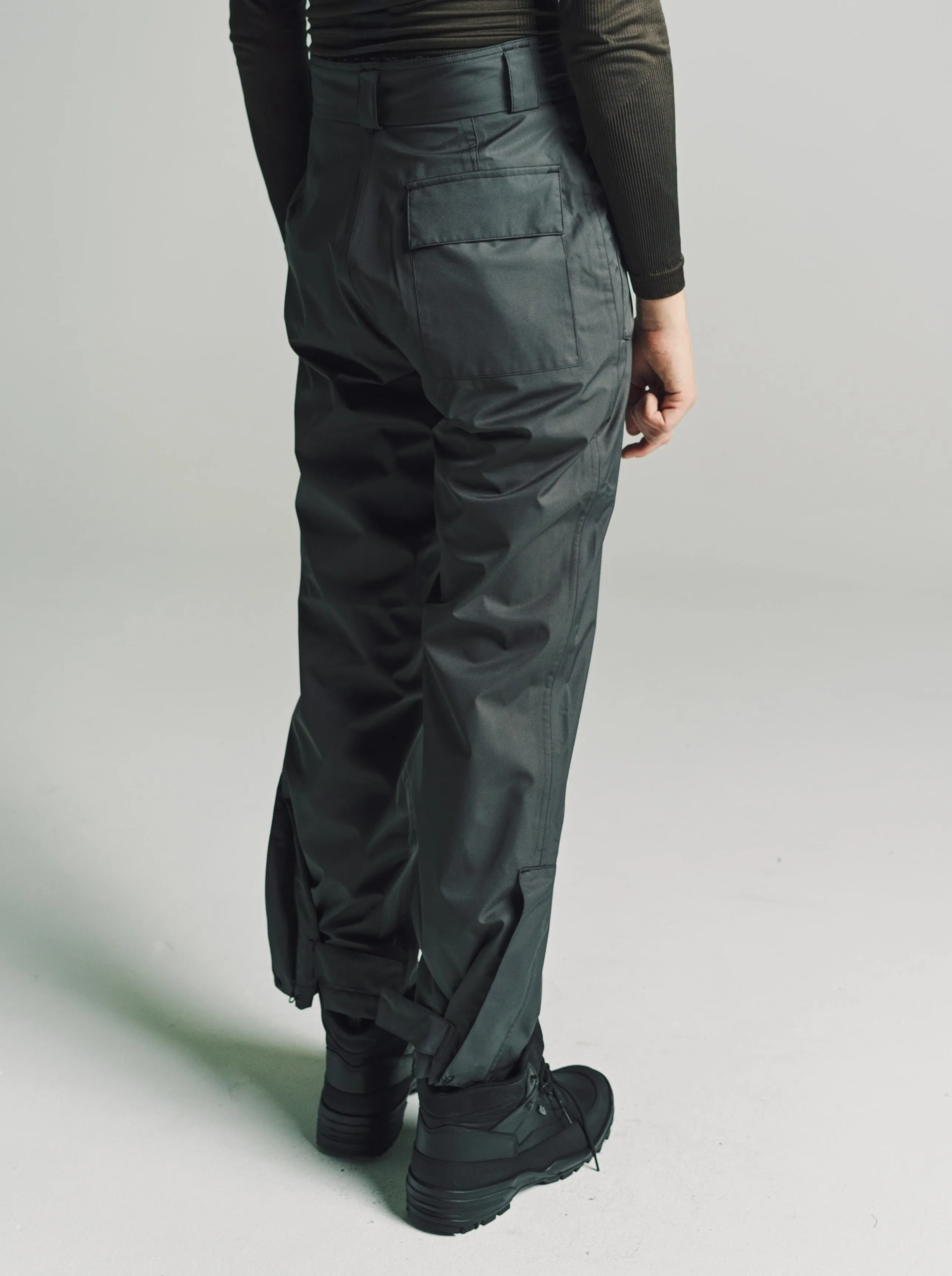 Coal Grey WR Laminated 2L Pants