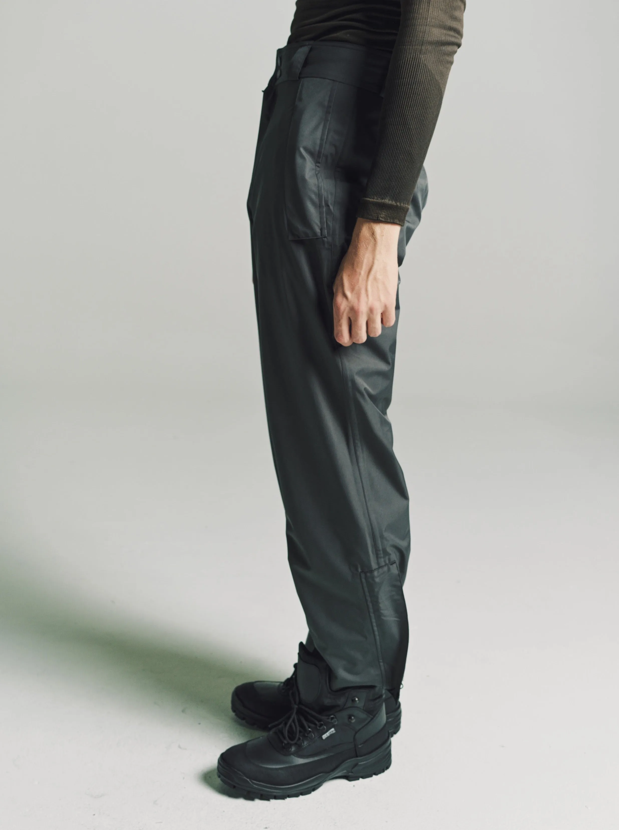 Coal Grey WR Laminated 2L Pants