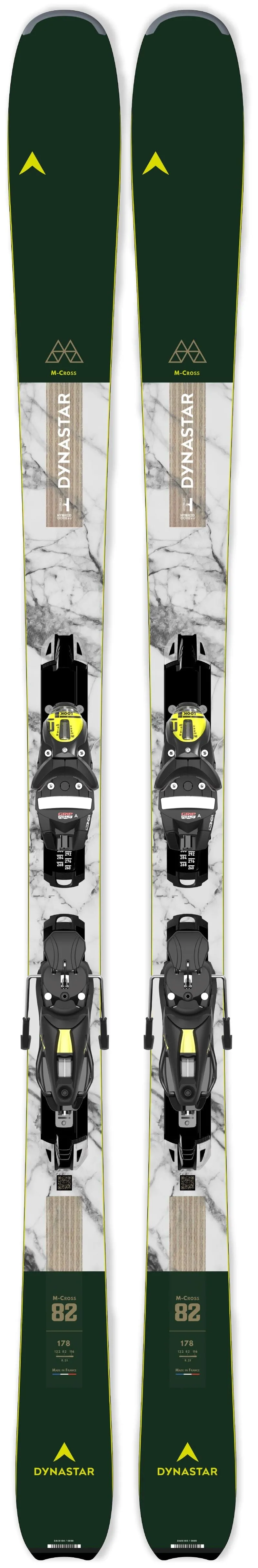 Dynastar Men's M Cross 82 Skis with NX12 Bindings 2025