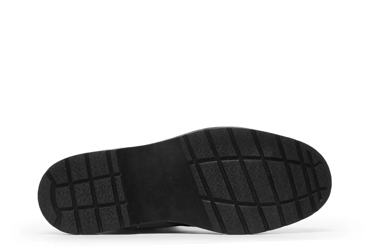 Emberfall Boots - Vegan Leather Doc-Style Boots with Durable Stitched on Soles