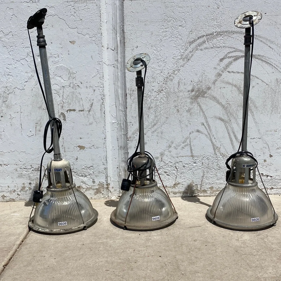 Industrial Glass Pendant Lights