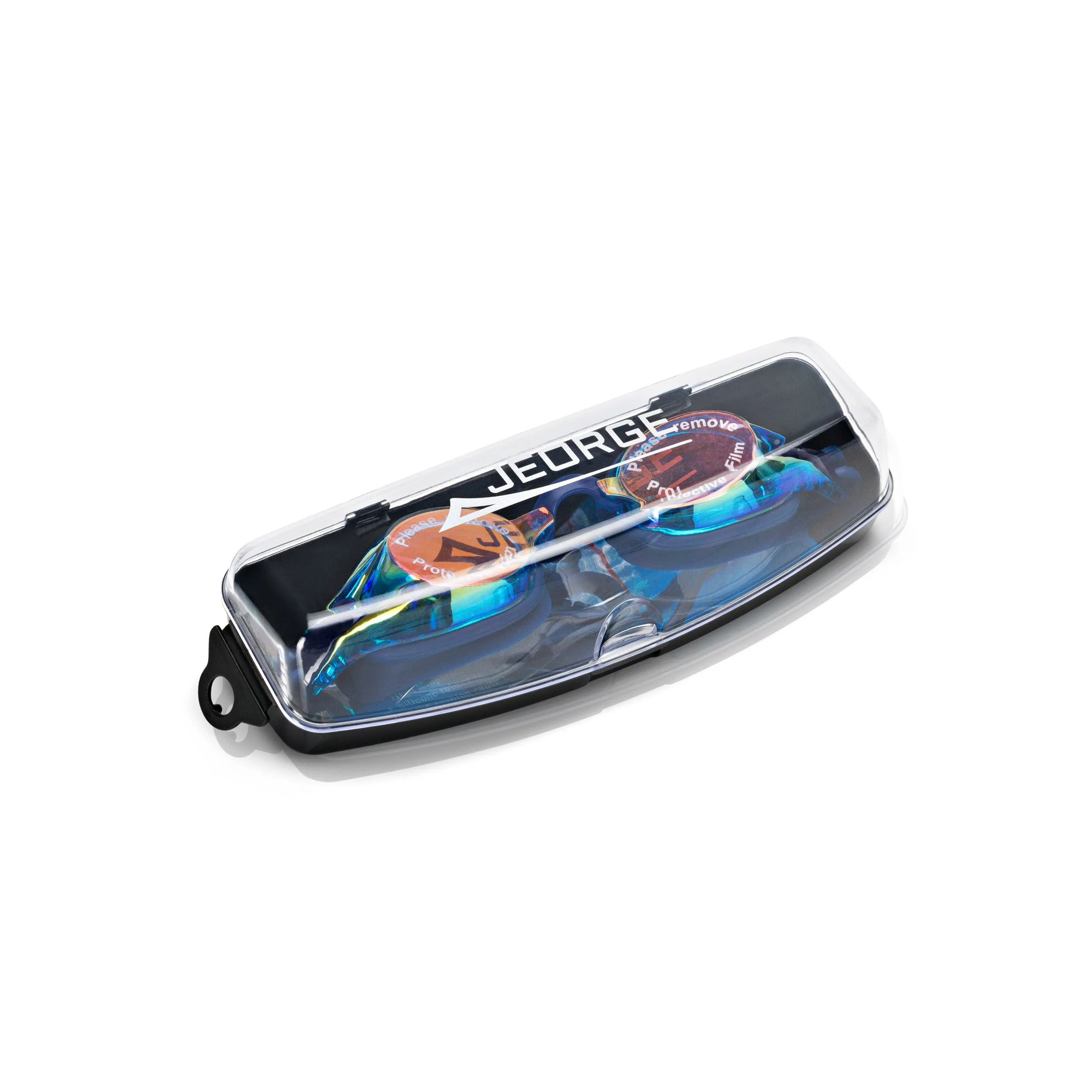 JEORGE Anti-fog UV-protection Mirrored Coating Racing or Training Goggles.