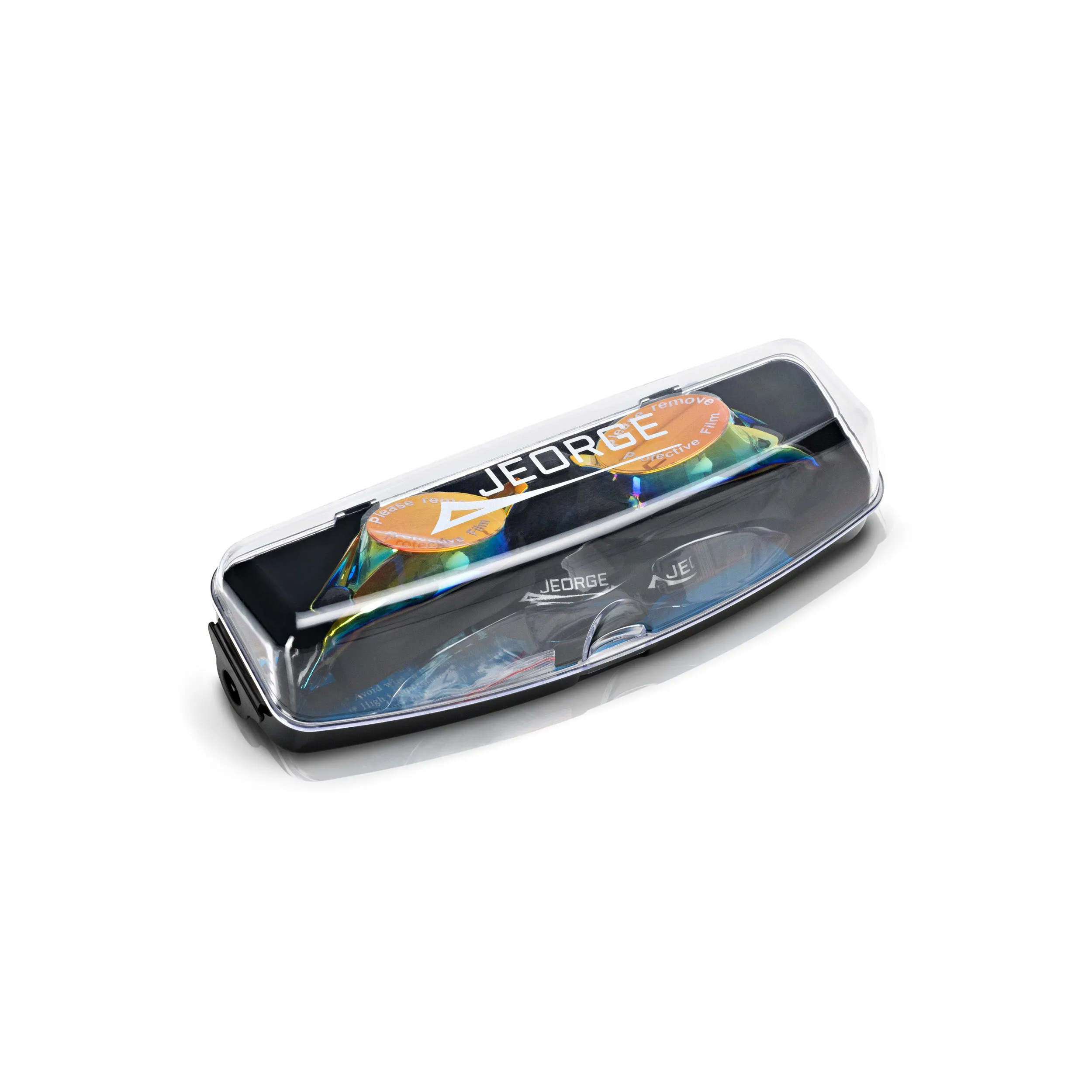 JEORGE Anti-fog UV-protection Mirrored Coating Racing or Training Goggles.
