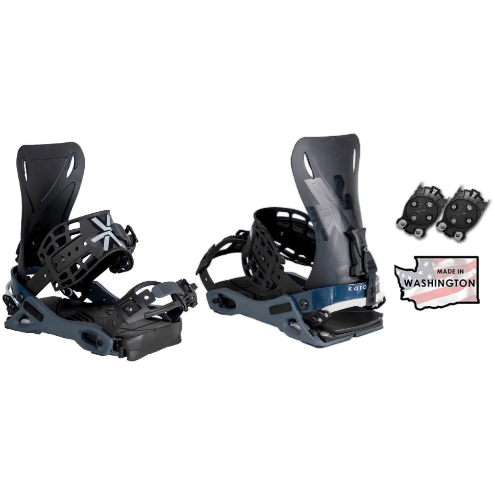 Karakoram Wayfinder Snowboard Bindings with Quiver Connectors