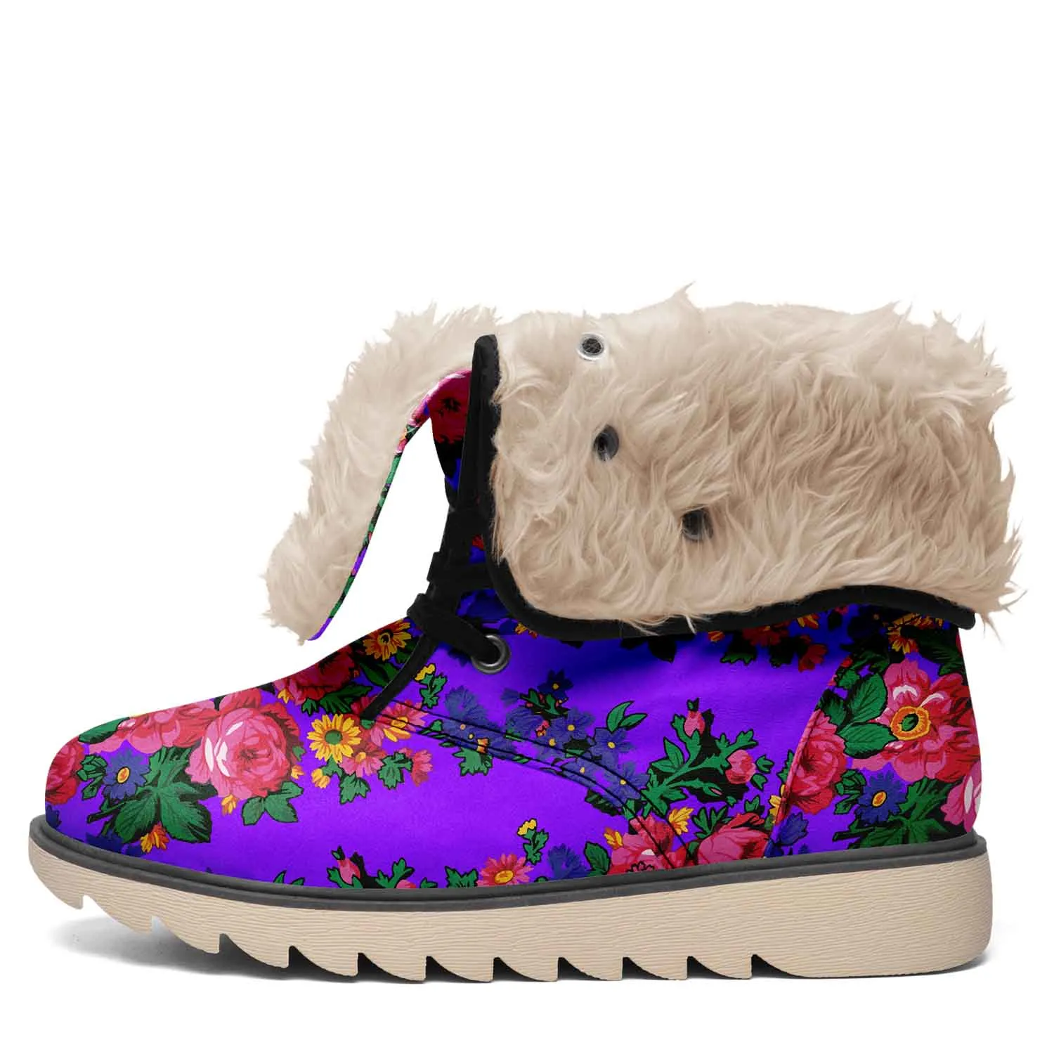 Kokum's Revenge Lilac Polar Winter Boots