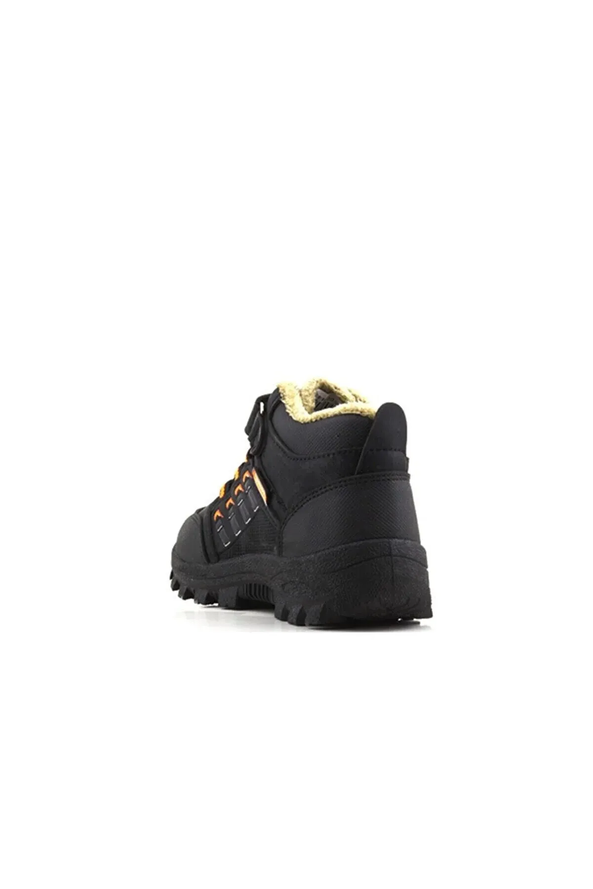 Lagoos Boy's Black Fur Striped Children's Boots