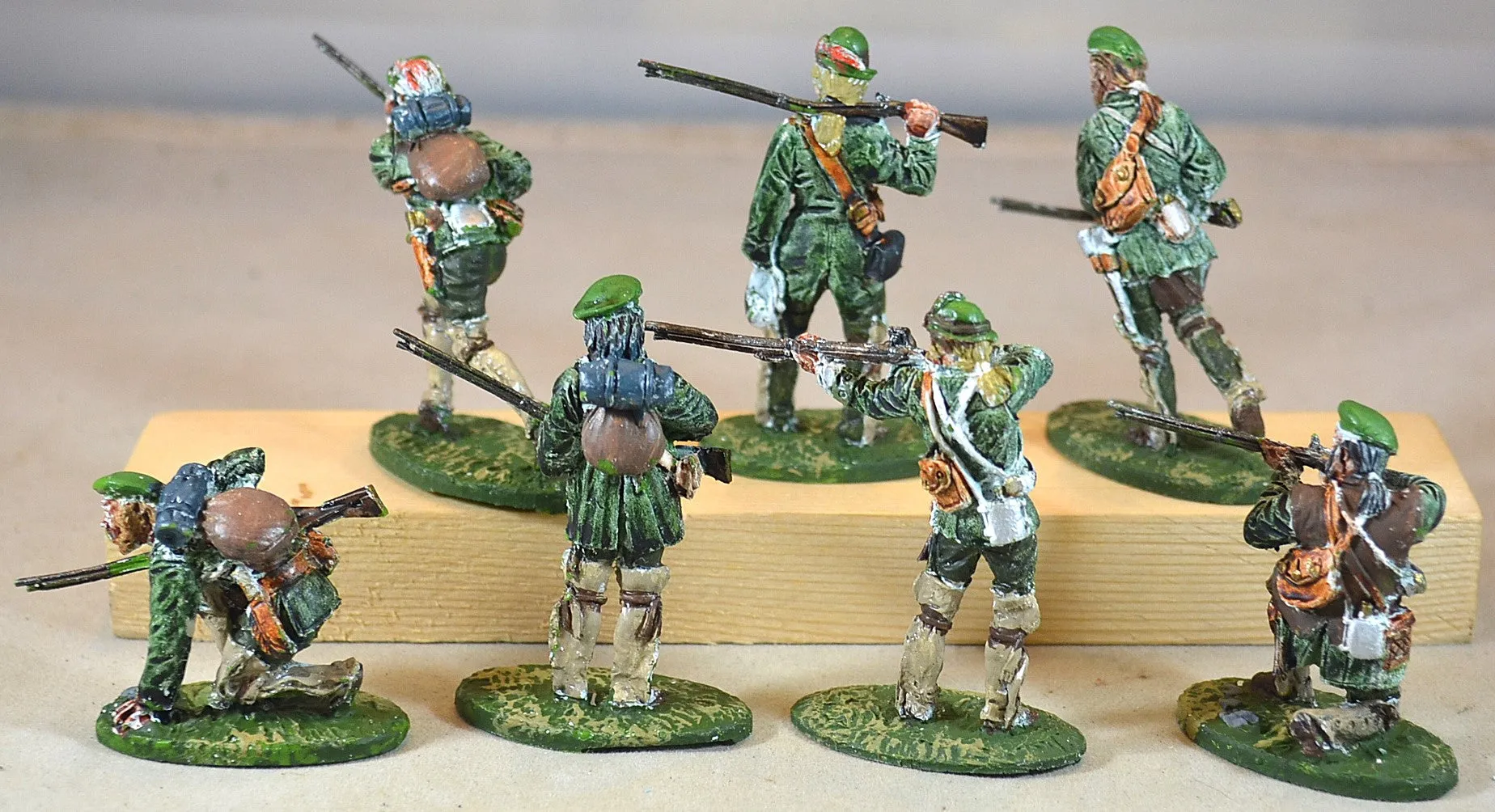 LOD Barzso Painted Rogers' Rangers Set 3 French & Indian War Lot B