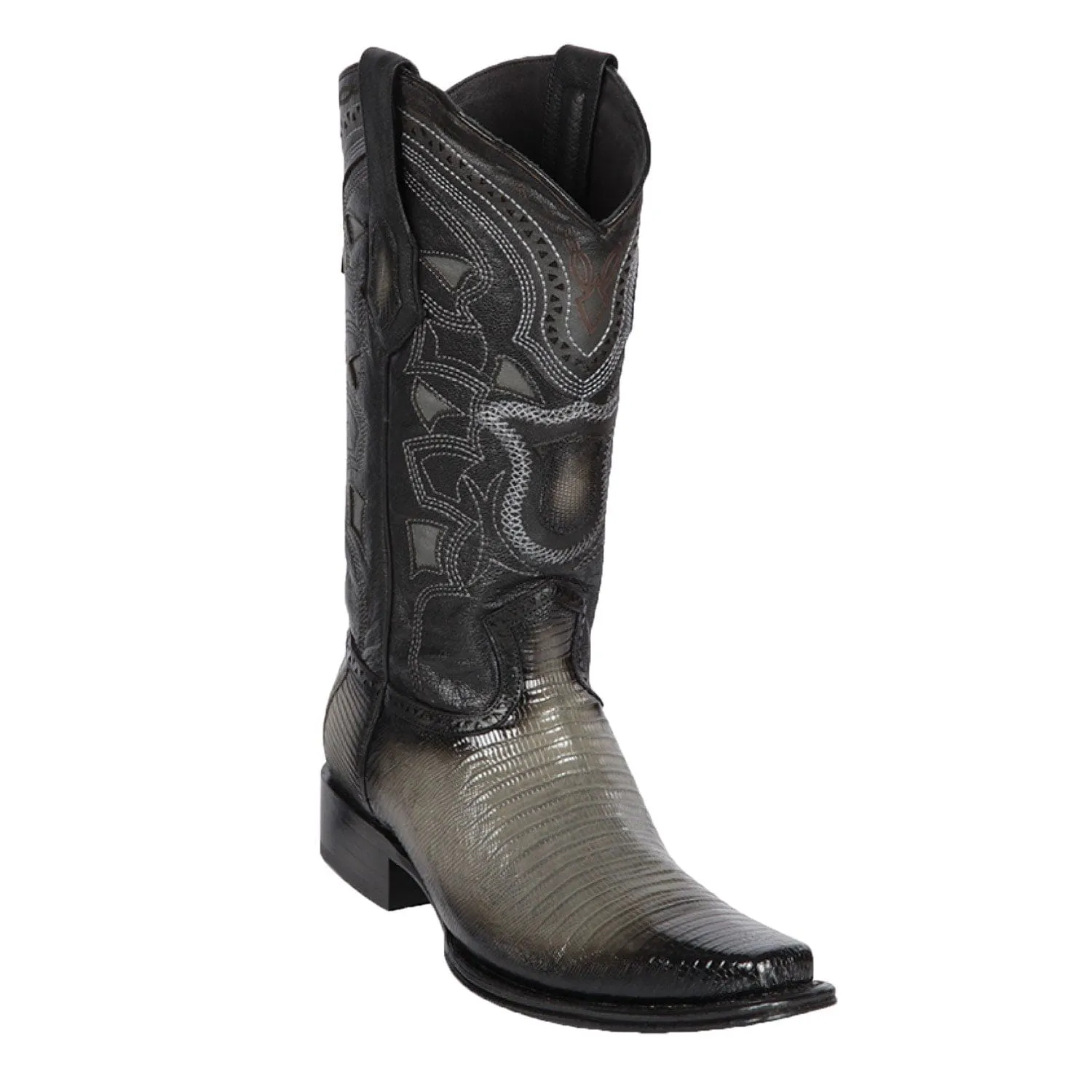 Men's Los Altos Lizard Skin European Square Toe Boots 7607
