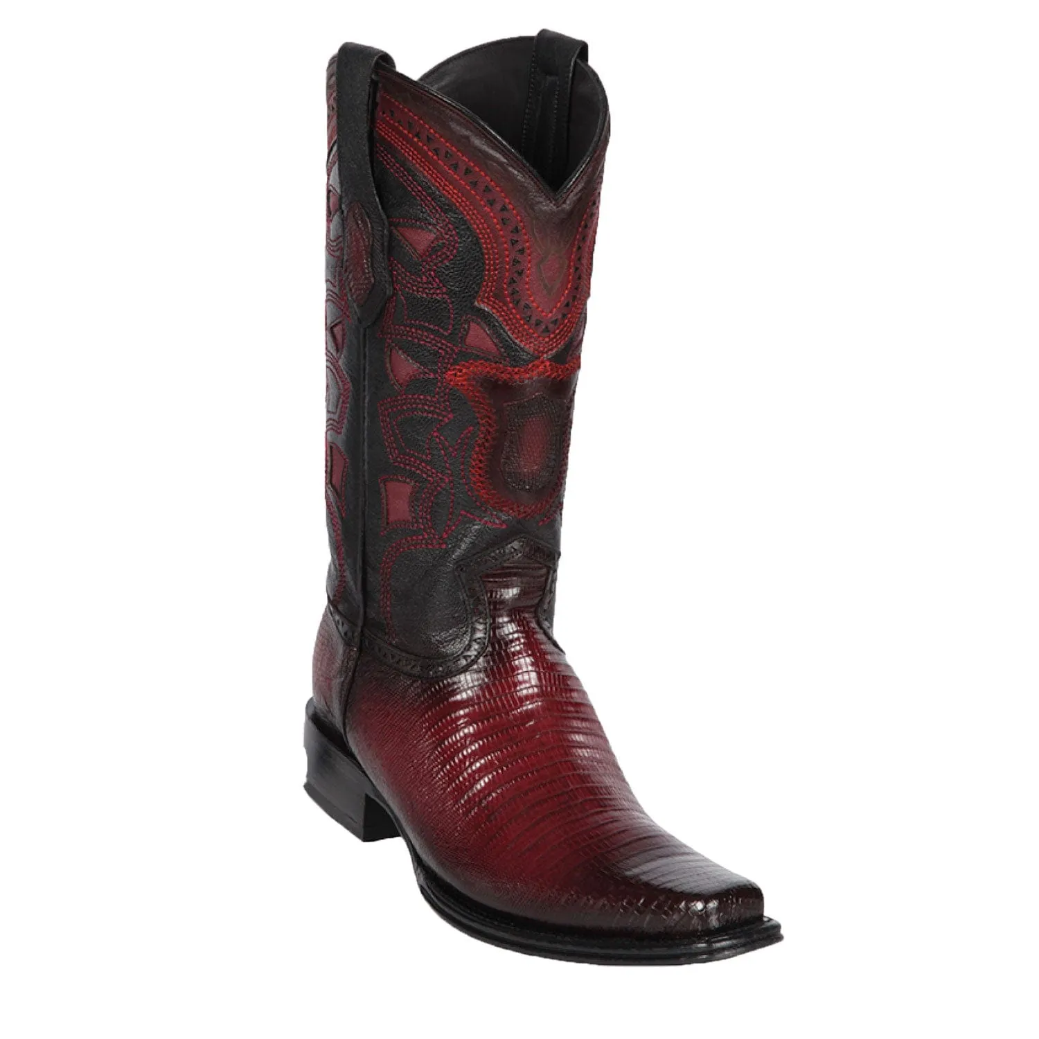Men's Los Altos Lizard Skin European Square Toe Boots 7607