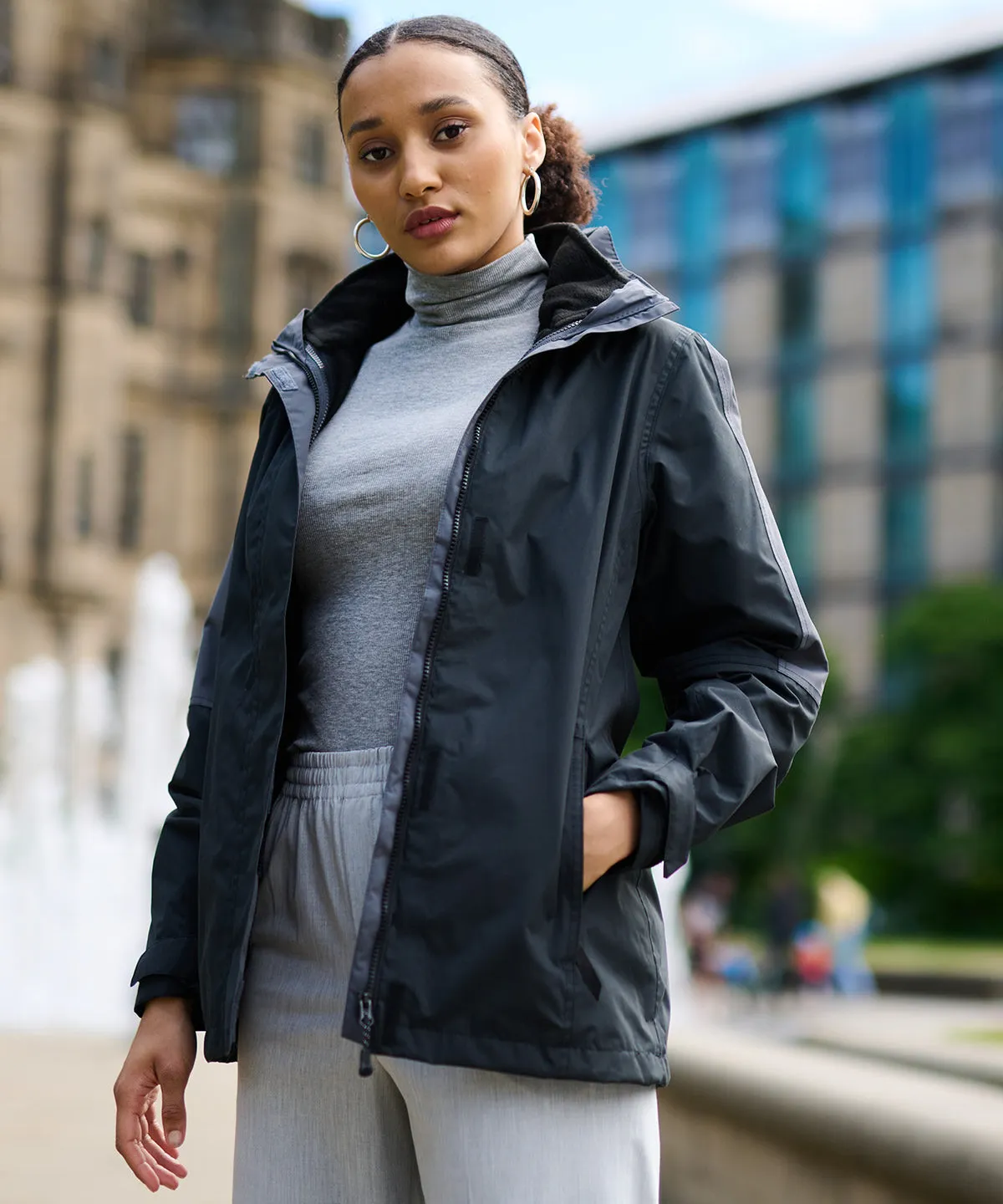 Navy/Black - Women's Defender III 3-in-1 jacket
