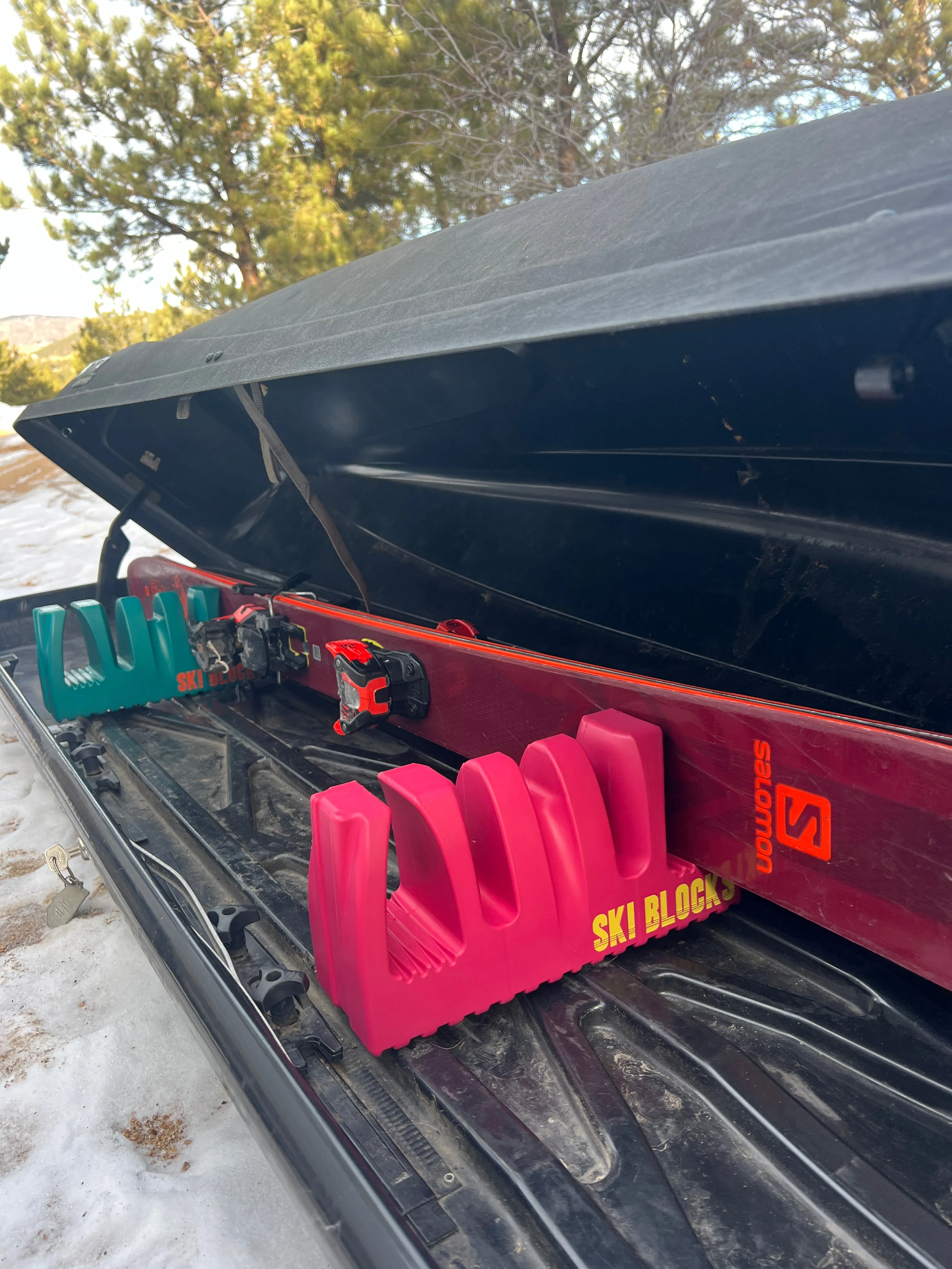 SINGLE SKI BLOCK MAGNETIC