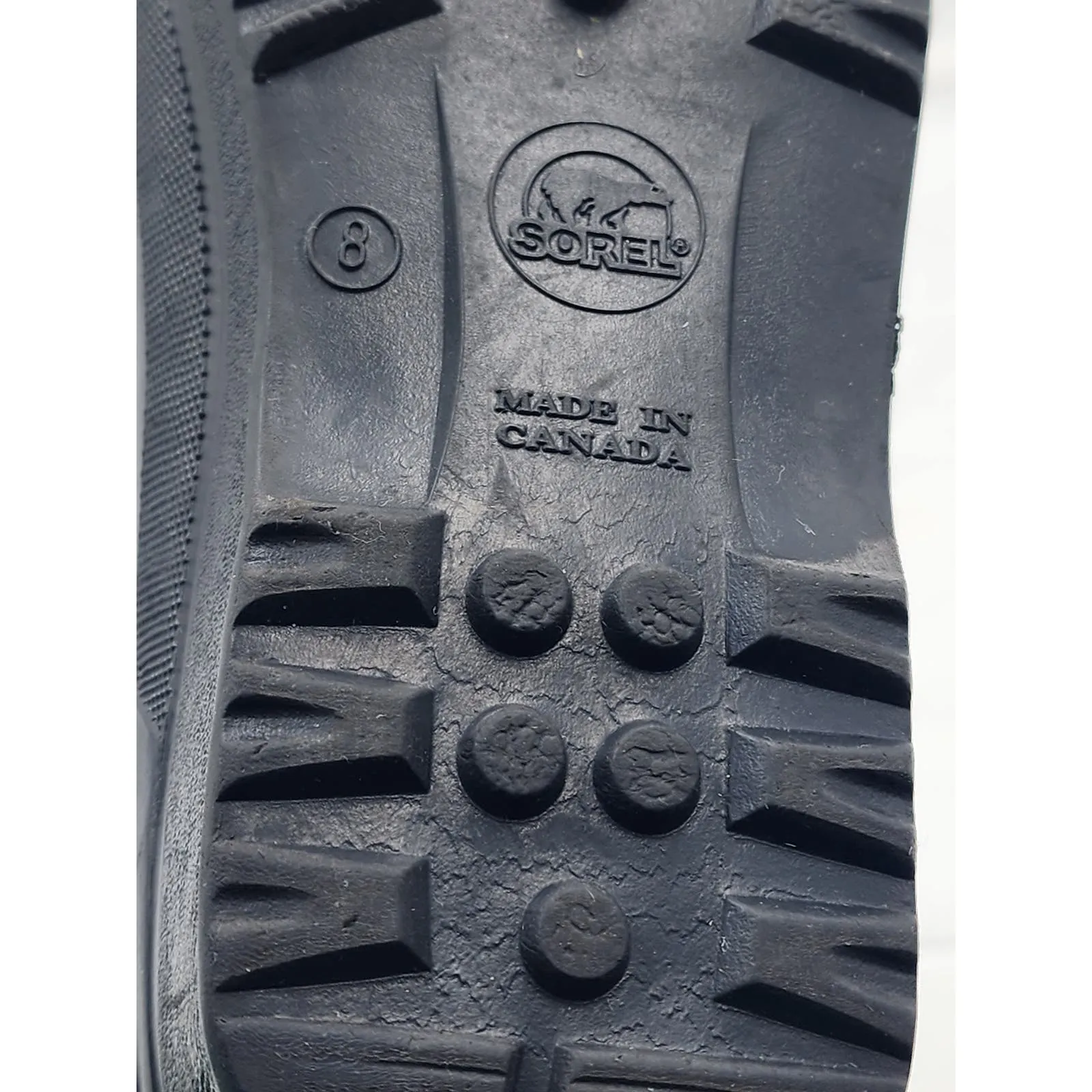 Sorel Boots Womens 8 Insulated Winter Black Snow Cold Weather Warm Waterproof