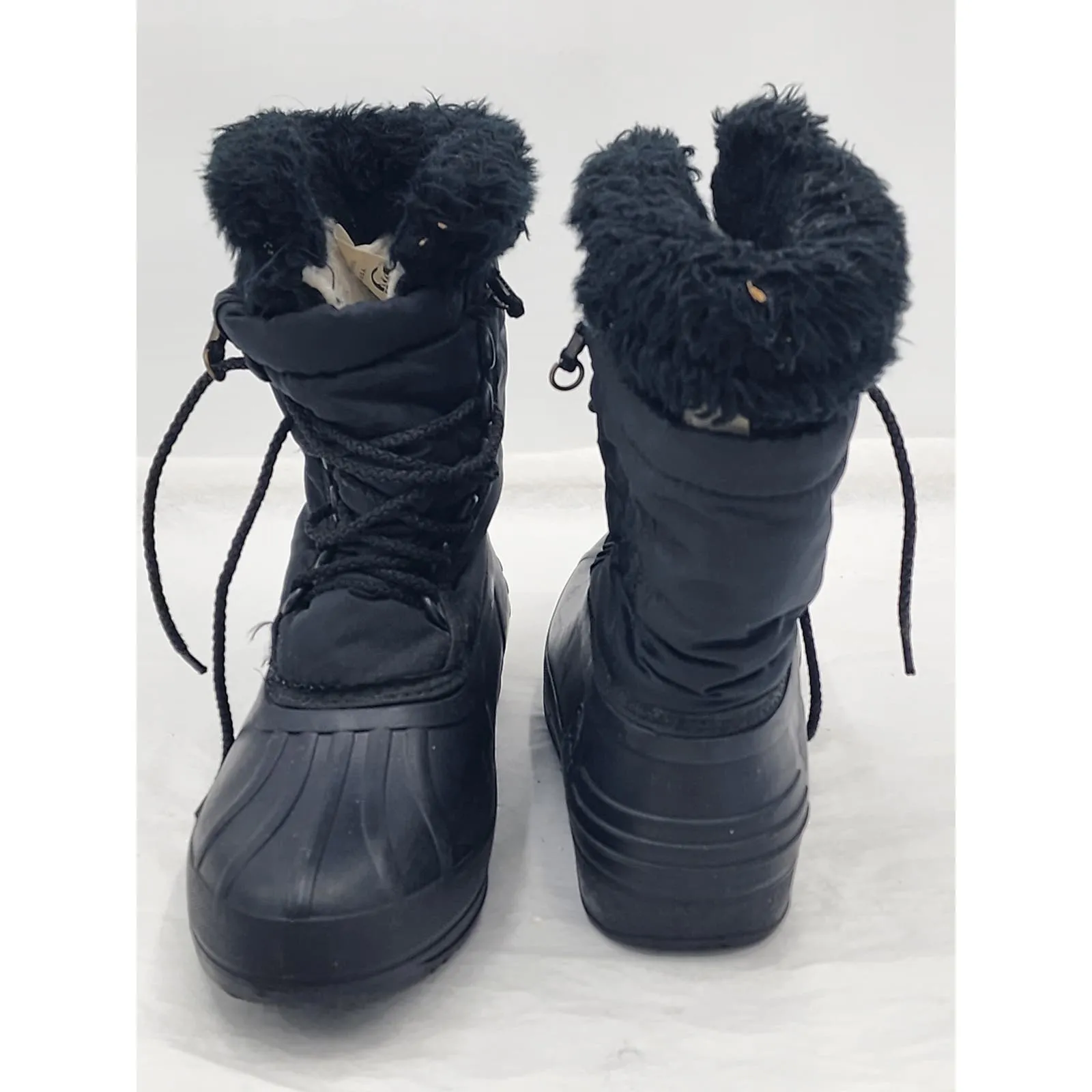 Sorel Boots Womens 8 Insulated Winter Black Snow Cold Weather Warm Waterproof