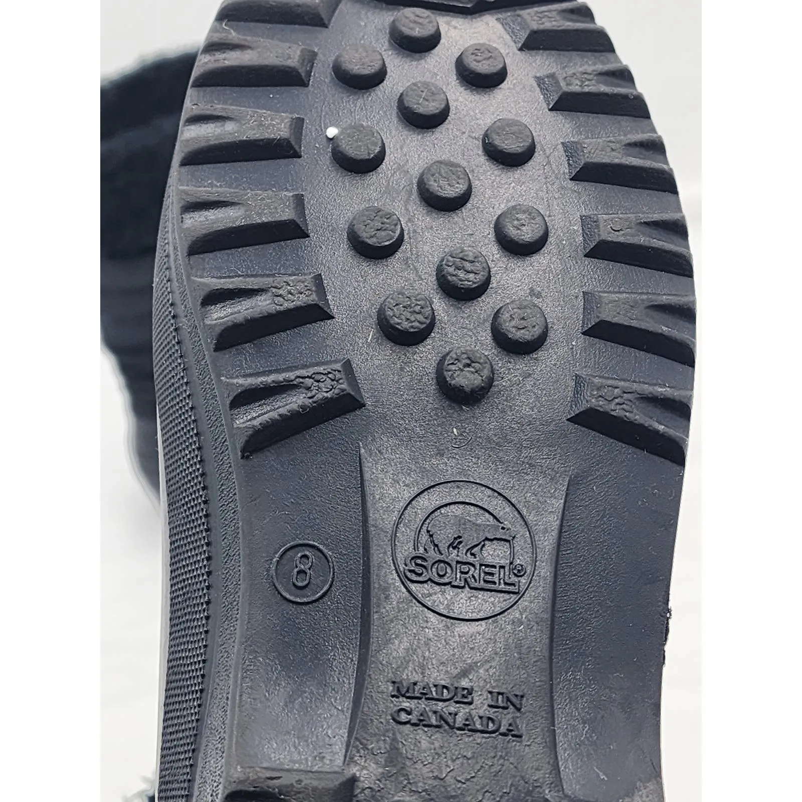 Sorel Boots Womens 8 Insulated Winter Black Snow Cold Weather Warm Waterproof