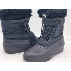 Sorel Boots Womens 8 Insulated Winter Black Snow Cold Weather Warm Waterproof