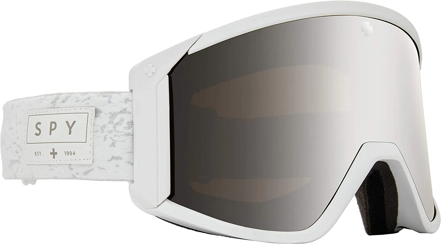 Spy Raider Goggles Alabaster HD Bronze with Silver Spectra Mirror   Spare Lens