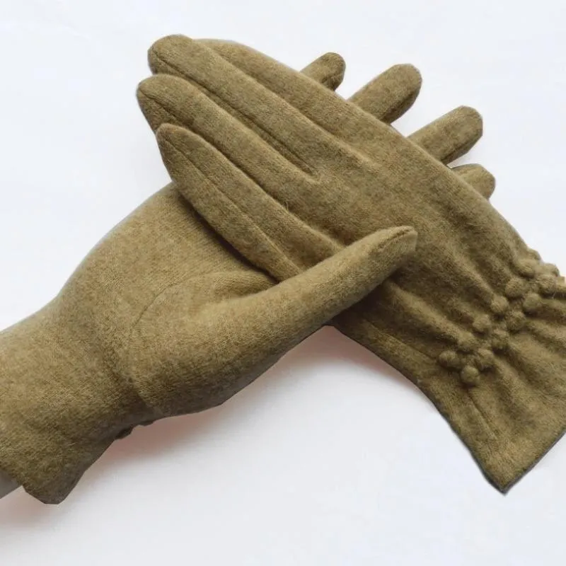 Warm Winter Pleat Gloves