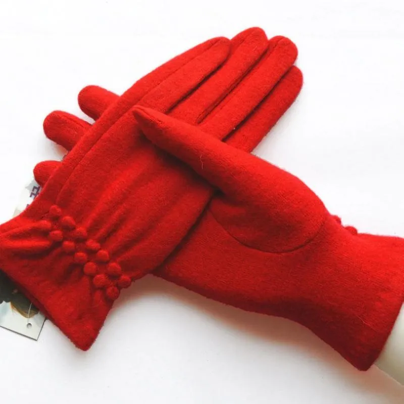 Warm Winter Pleat Gloves