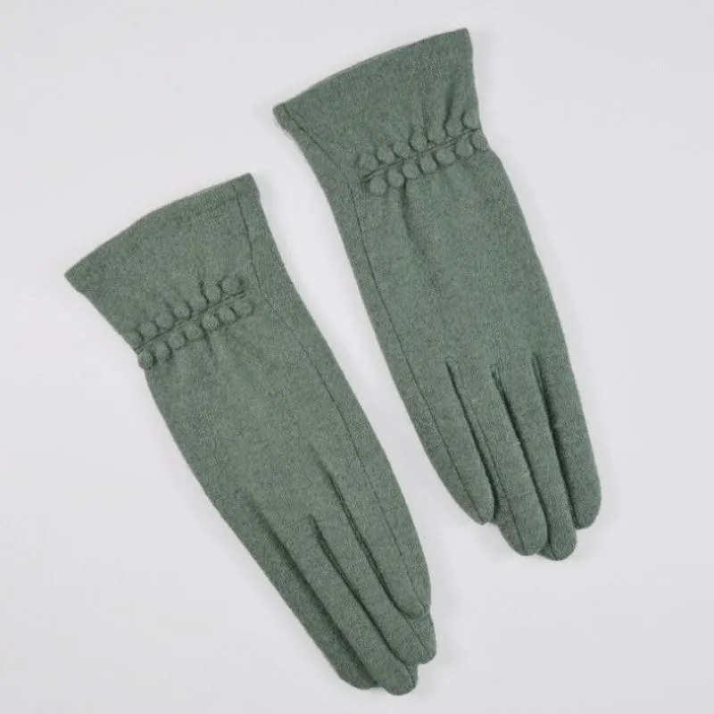 Warm Winter Pleat Gloves