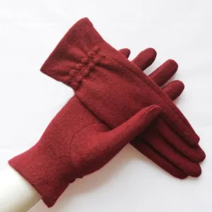 Warm Winter Pleat Gloves