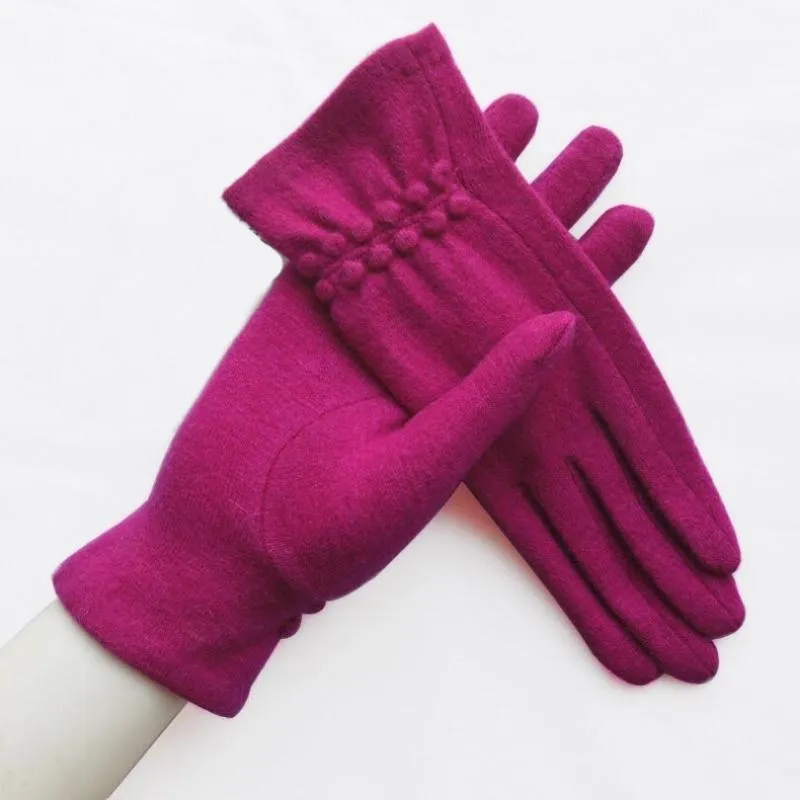 Warm Winter Pleat Gloves