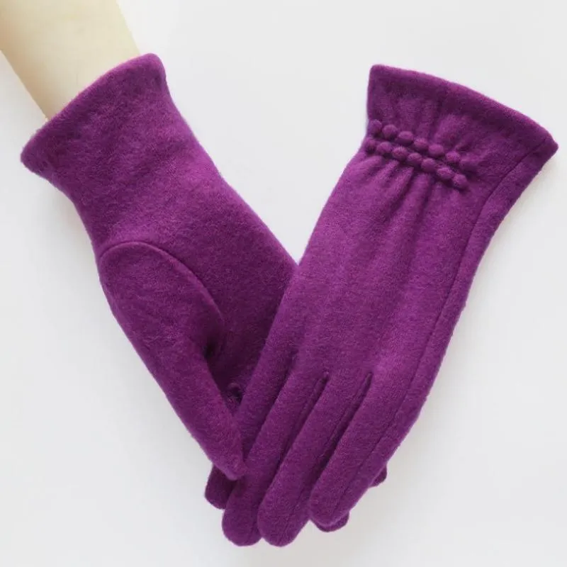 Warm Winter Pleat Gloves