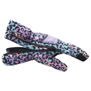 Winter & Ski Glove powered by ZIPGLOVE™ TECHNOLOGY | Purple Leopard