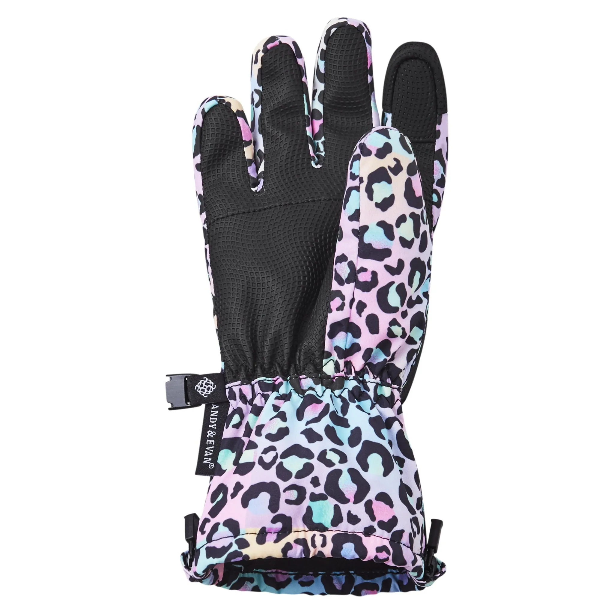 Winter & Ski Glove powered by ZIPGLOVE™ TECHNOLOGY | Purple Leopard