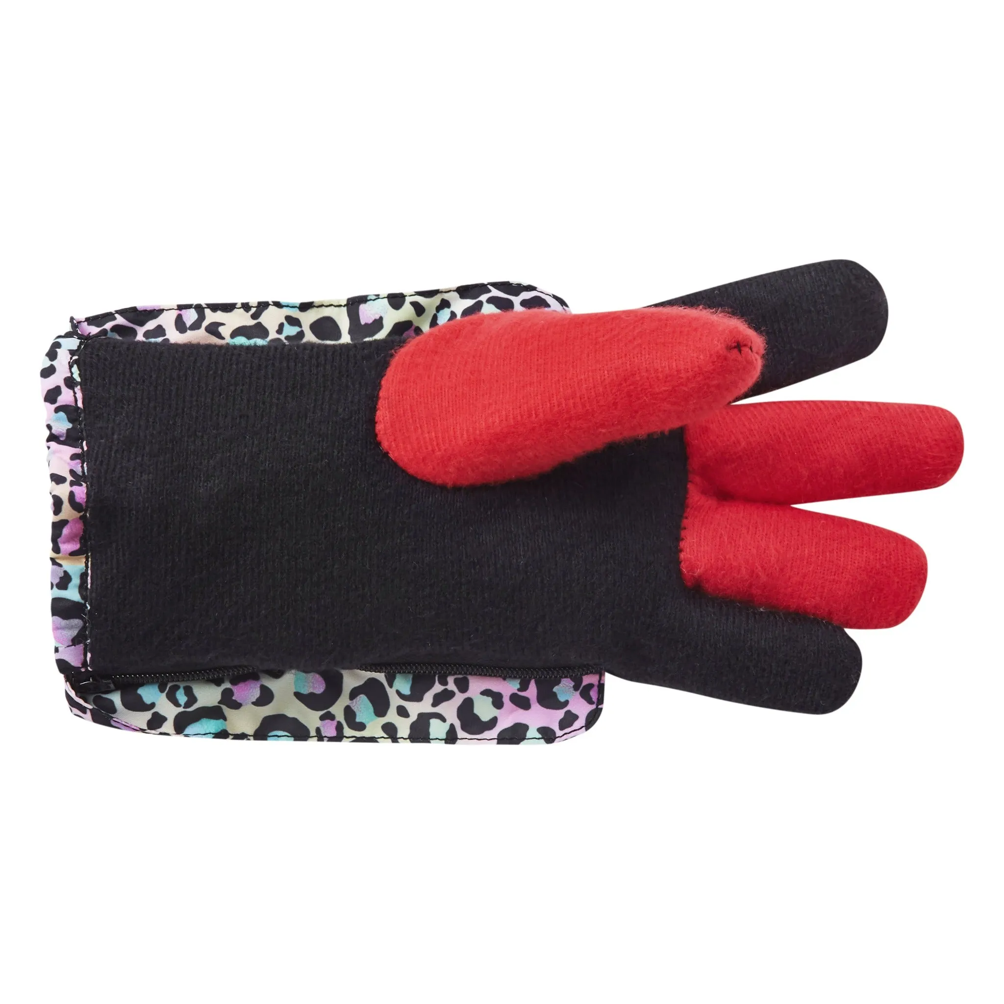 Winter & Ski Glove powered by ZIPGLOVE™ TECHNOLOGY | Purple Leopard