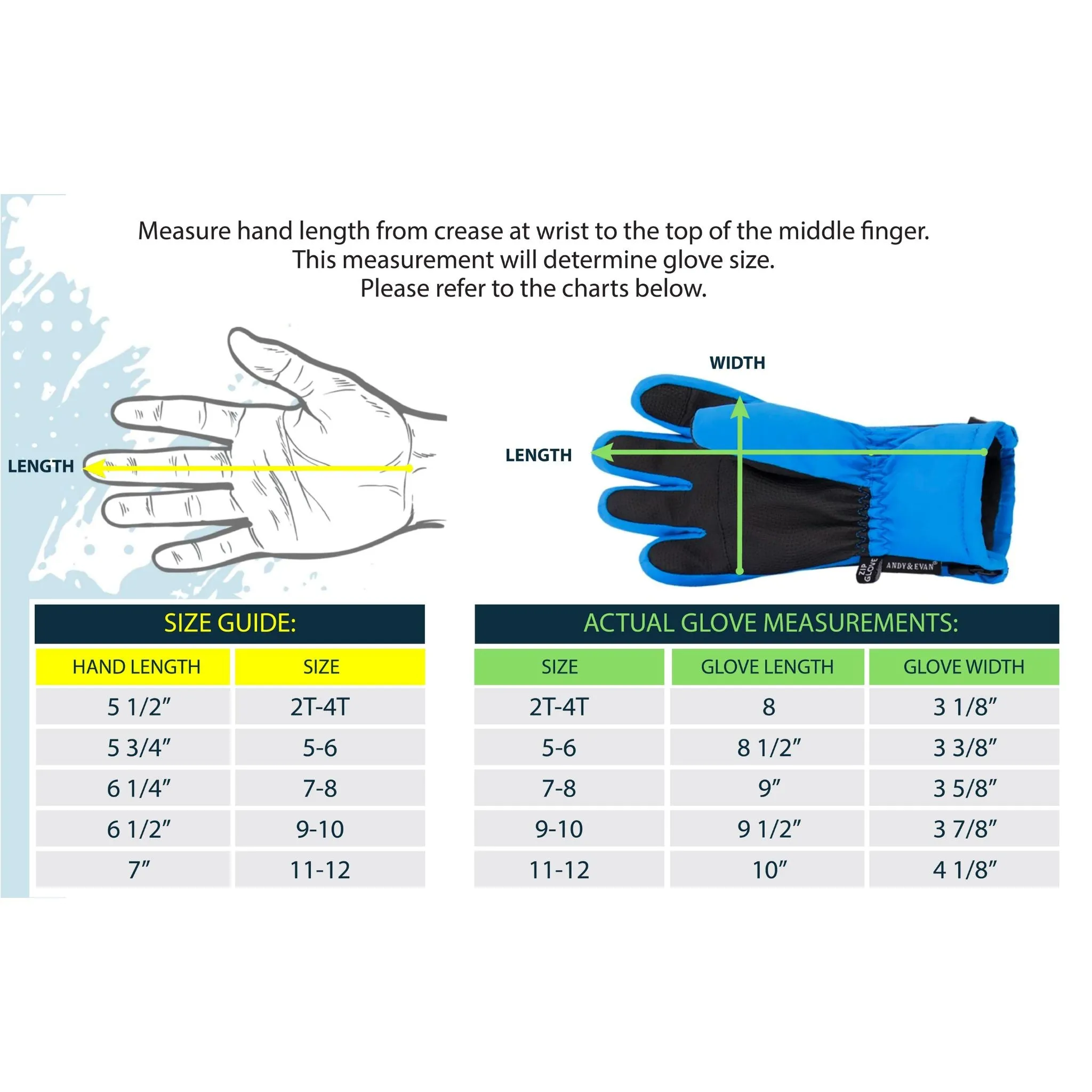 Winter & Ski Glove powered by ZIPGLOVE™ TECHNOLOGY | Rad Paint Splatter