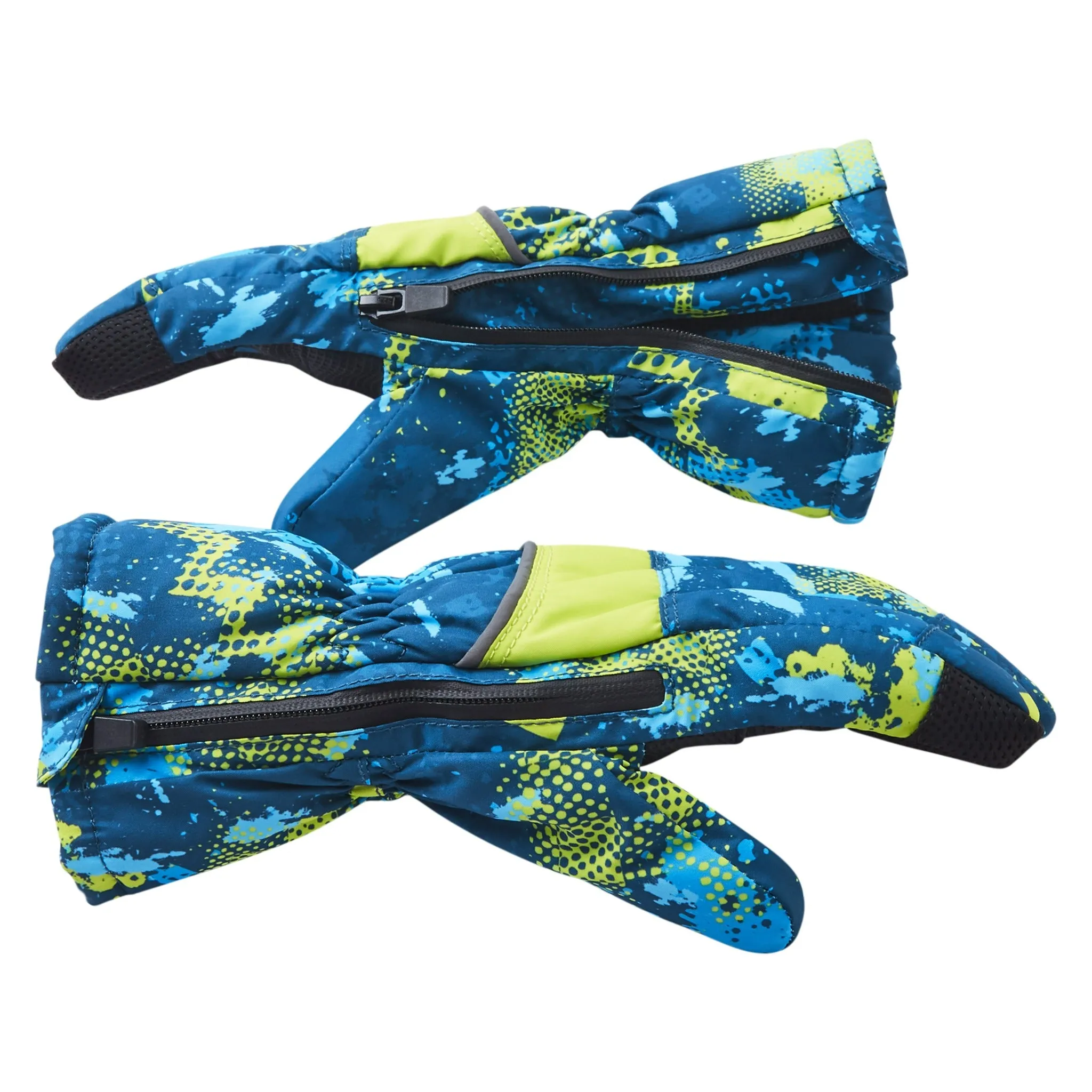 Winter & Ski Glove powered by ZIPGLOVE™ TECHNOLOGY | Rad Paint Splatter