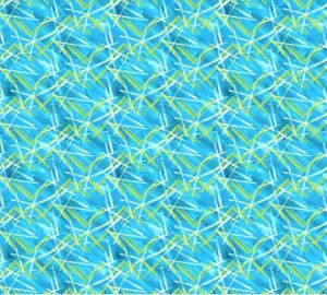Winter Sports Color Slash Blue Fabric